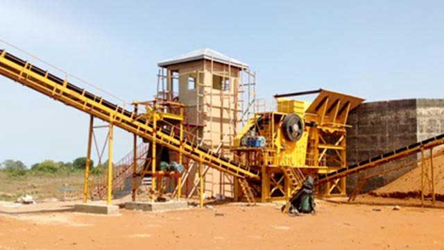 Jaw Crusher Used in the Granite Crushing Plant