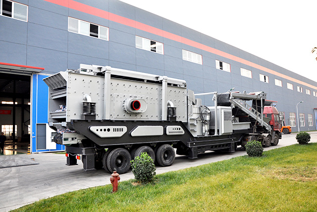 Mobile Cone Crushing Plant in our factory