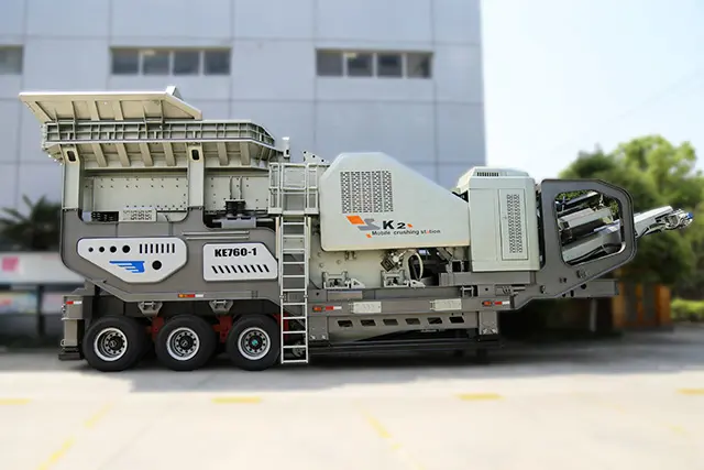 mobile jaw crusher in our factory