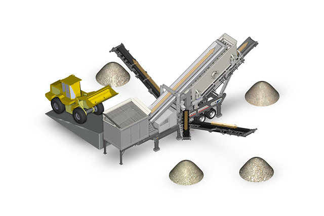 mobile crushing and screening plants